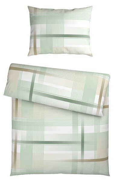 POSTEĽNÁ BIELIZEŇ, flanel, zelená, 140/200 cm Esposa - Obliečky & plachty