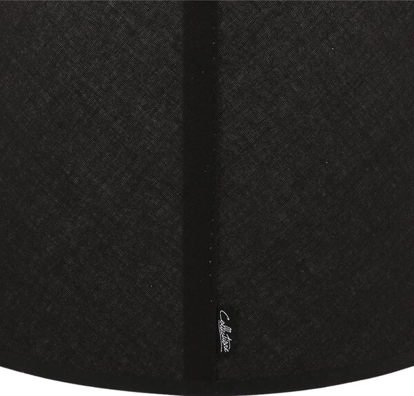 Čierne tienidlo na lampu Eleganza black - Ø25*14cm / E27 - Collectione