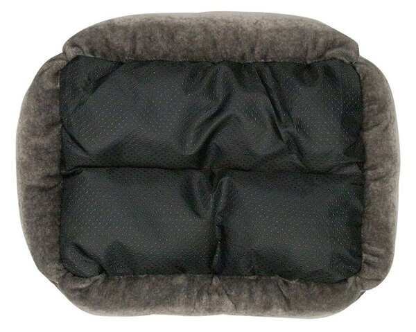 Hnedý chlpatý pelech pre psíka alebo mačičku Grizzly - 58*48*18 cm - Mars & More