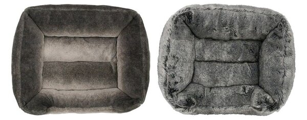 Hnedý chlpatý pelech pre psíka alebo mačičku Grizzly - 58*48*18 cm - Mars & More