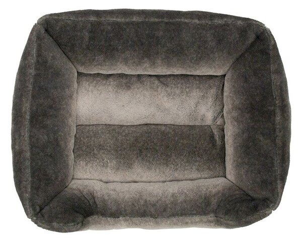 Hnedý chlpatý pelech pre psíka alebo mačičku Grizzly - 58*48*18 cm - Mars & More