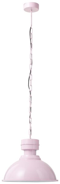 Pastelovo ružové závesné kovové svetlo Endien – Ø 40*135cm/ E27/ 40W - J-Line by Jolipa