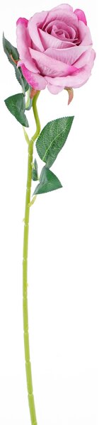 Umelá ruža tmavoružová, 51 cm
