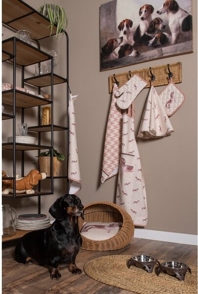 Chňapka s jazvečíkom Dachshund Love - 18*30 cm - Clayre & Eef