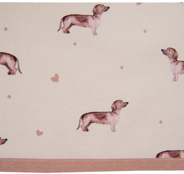 Bavlnená uterka s jazvečíkem Dachshund Love - 50*70 cm - Clayre & Eef