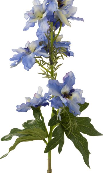 Dekorácia umelá modrá kvetina Delphinium blue - 10*10*94 cm - J-Line by Jolipa