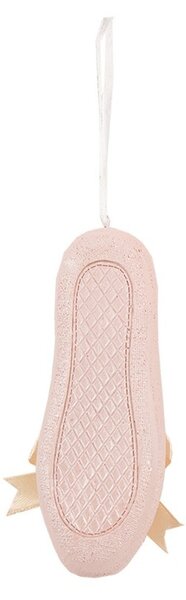 Dekorácia závesná soška Luskáčik v ružovom papučku - 10*8*17 cm - Clayre & Eef