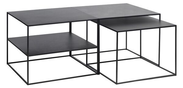 Dizajnový konferenčný stolík Kalean 65 cm čierny