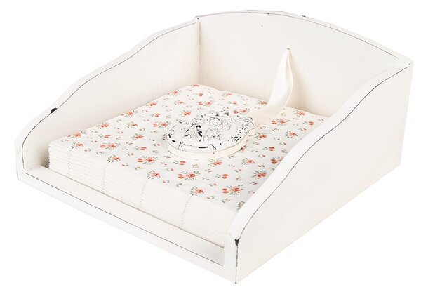 Papierové obrúsky Little Rose Collection - 33 * 33 cm (20ks) - Clayre & Eef