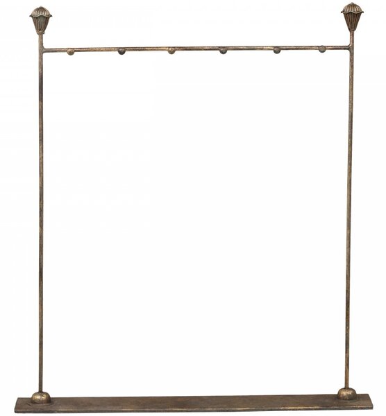 Bronzová antik závesná šperkovnica na šperky a retiazky - 33*6*37 cm - Chic Antique