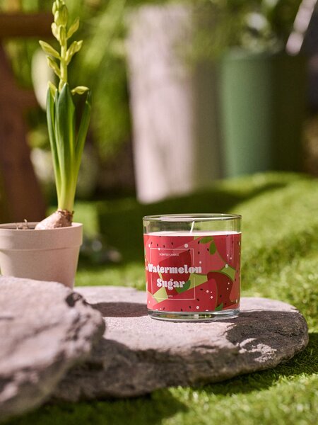 Sinsay - Voňavá sviečka Watermelon Sugar - červená