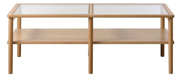 Dizajnový konferenčný stolík Dallan 120 cm prírodný dub