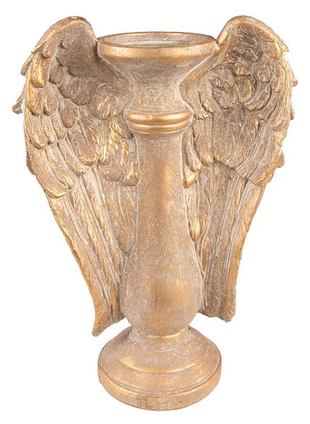 Svícen Wings Gold 24*12*33 cm - 24*12*33 cm - Clayre & Eef