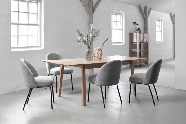 Rozkladací jedálenský stôl Zabrina 140-200 cm prírodný dub