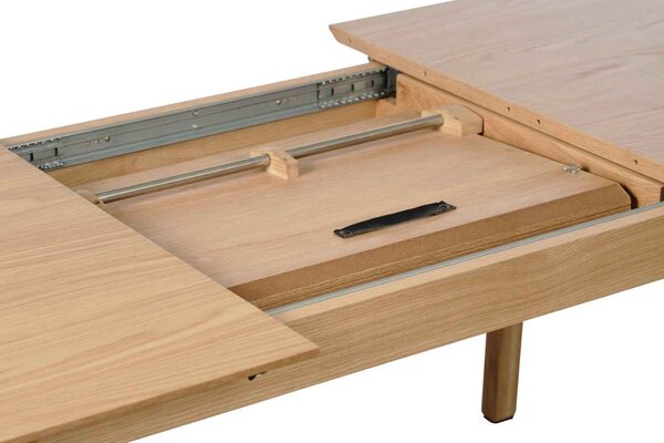 Rozkladací jedálenský stôl Zabrina 140-200 cm prírodný dub