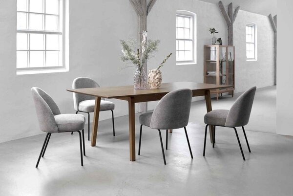 Rozkladací jedálenský stôl Zabrina 140-200 cm dymový dub