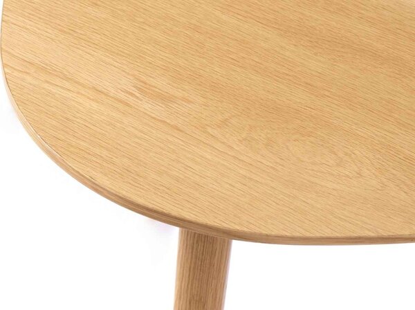 Sada konferenčných stolíkov Paricia 100 cm prírodný dub