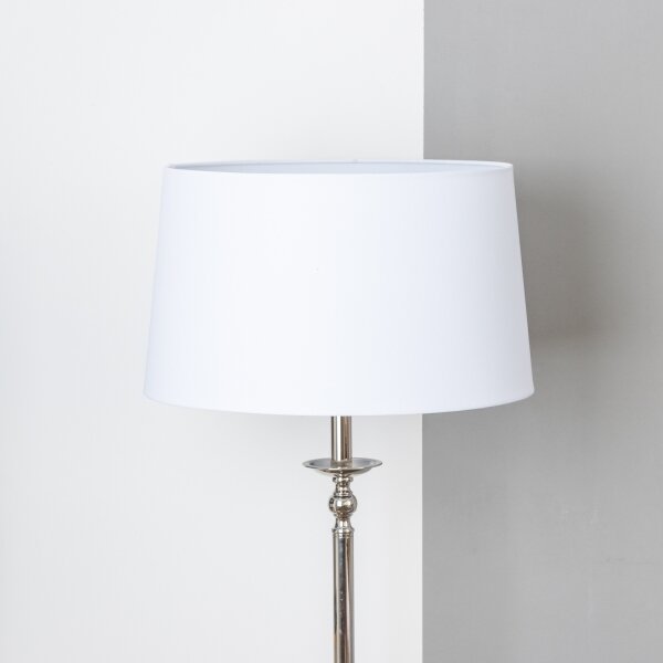Brilagi - LED stojacia lampa CERIA 1xE27/60W/230V pr. 45 cm lesklý chróm/biela