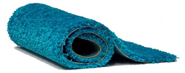 Modrý koberec Universal Aqua Liso, 57 × 110 cm