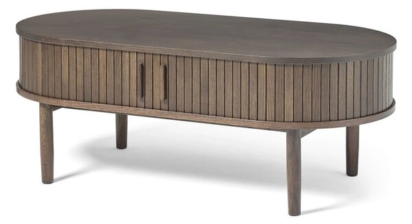 Dizajnový konferenčný stolík Palomino 120 cm tmavohnedý dub