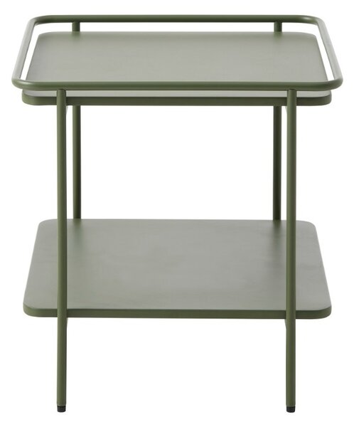 Dizajnový odkladací stolík Harinder 45 cm olivovo-zelený