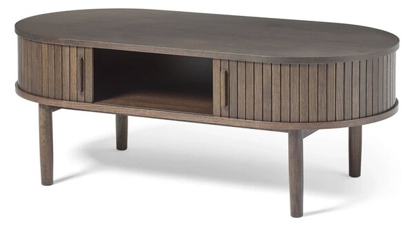 Dizajnový konferenčný stolík Palomino 120 cm tmavohnedý dub