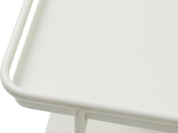 Dizajnový odkladací stolík Harinder 45 cm sivý
