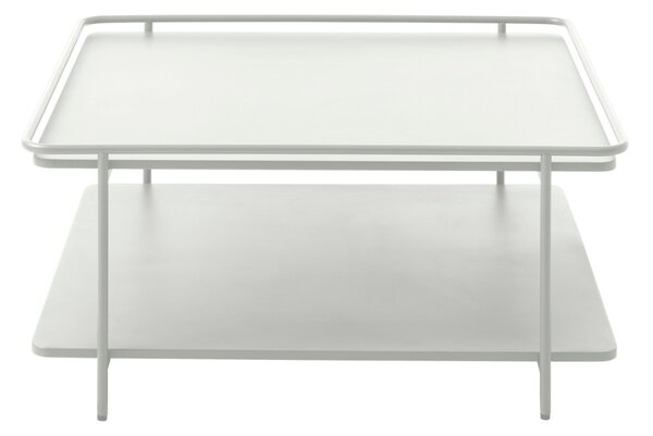Dizajnový konferenčný stolík Harinder 75 cm sivý