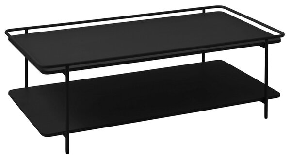 Dizajnový konferenčný stolík Harinder 110 cm čierny