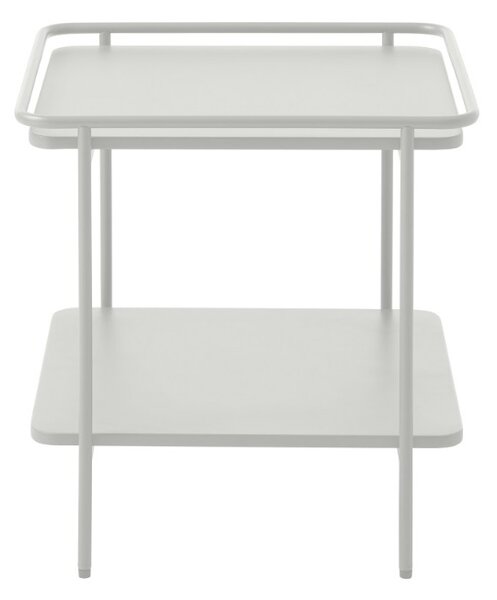 Dizajnový odkladací stolík Harinder 45 cm sivý
