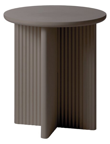 Dizajnový odkladací stolík Dallyce 50 cm taupe