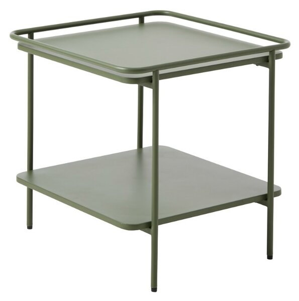Dizajnový odkladací stolík Harinder 45 cm olivovo-zelený