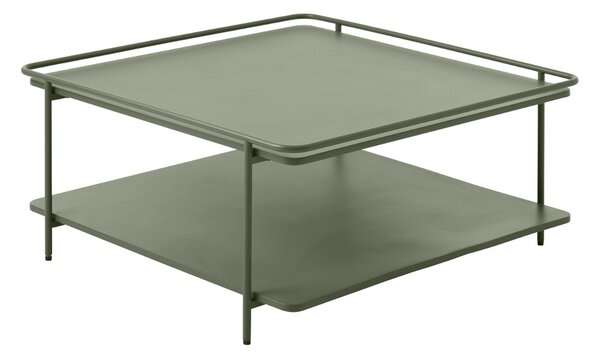 Dizajnový konferenčný stolík Harinder 75 cm olivovo-zelený