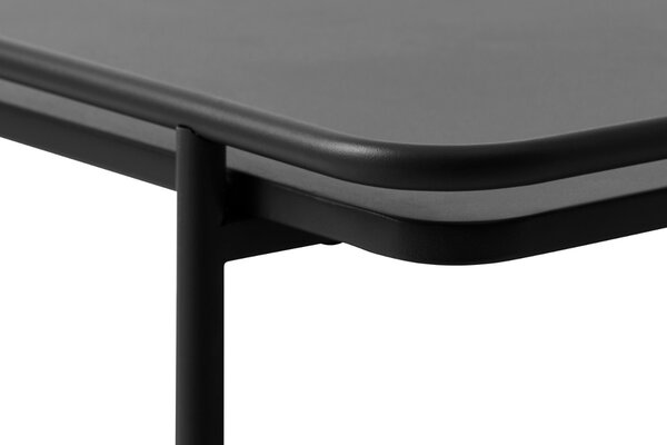 Dizajnový odkladací stolík Harinder 45 cm čierny