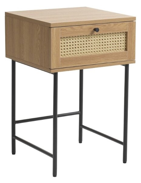 Dizajnový odkladací stolík Lakshmana 45 cm prírodný dub
