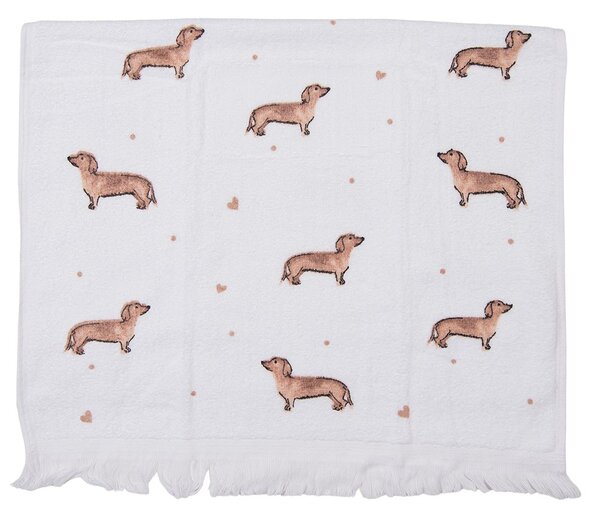 Kuchynský froté uterák s jazvečíkom Dachshund Love - 40*66 cm - Clayre & Eef