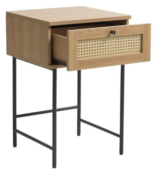Dizajnový odkladací stolík Lakshmana 45 cm prírodný dub