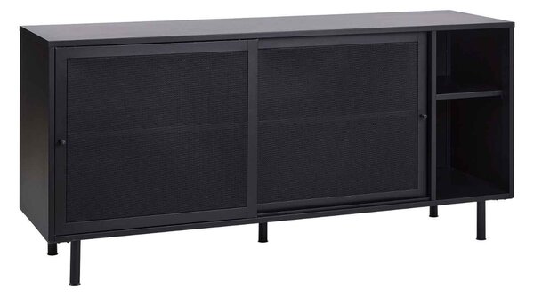 Dizajnová komoda Taiyanna 160 cm čierna
