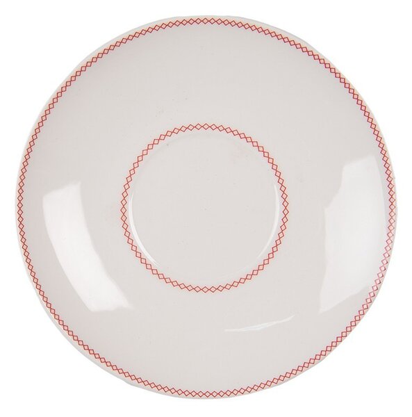 Porcelánová šálka s tanierikom s jeleňom Cosy Lodge - 12*9*6 cm / 200 ml - Clayre & Eef