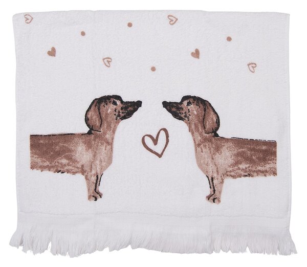 Kuchynský froté uterák s jazvečíkmi Dachshund Love - 40x66 cm - Clayre & Eef
