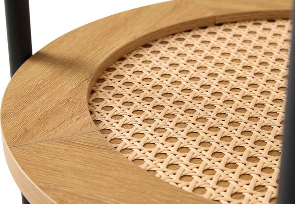 Dizajnový odkladací stolík Lakshmana 50 cm prírodný dub