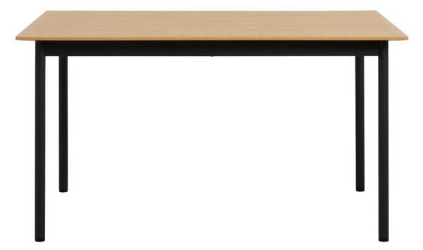 Dizajnový jedálenský stôl Lakshmana 140 cm prírodný dub