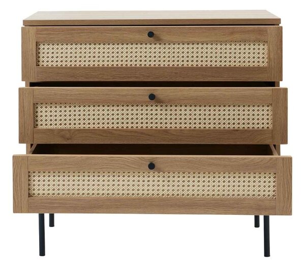 Dizajnová komoda Lakshmana 80 cm prírodný dub