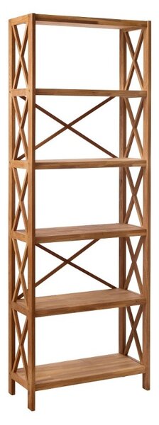 Dizajnový regál Walworth 198 cm prírodný dub