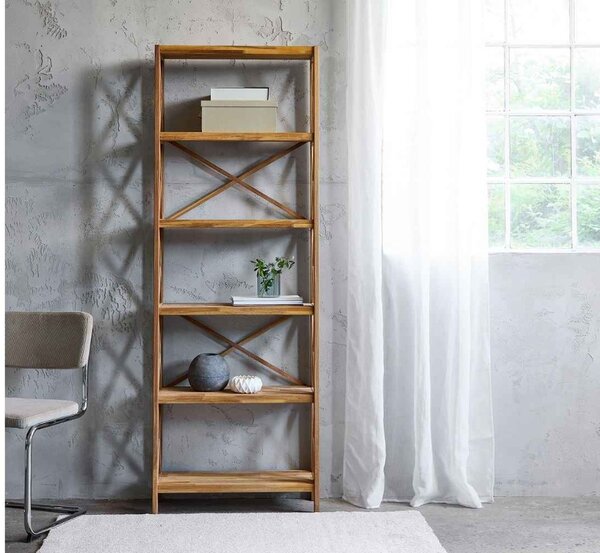 Dizajnový regál Walworth 198 cm prírodný dub