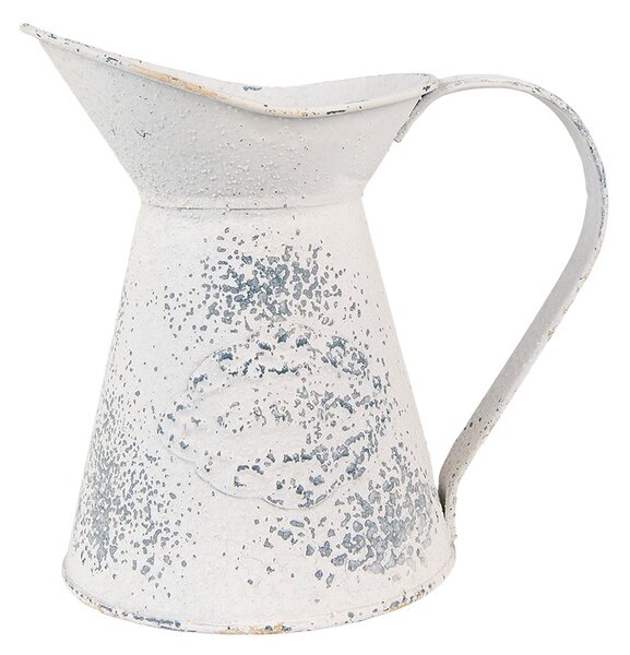 Béžový dekoračný plechový džbán Fun Antique - 17*11*17 cm - Clayre & Eef