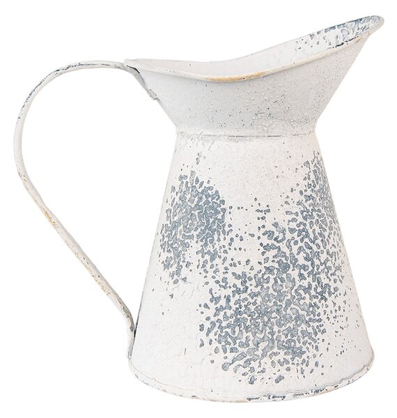 Béžový dekoračný plechový džbán Fun Antique - 17*11*17 cm - Clayre & Eef