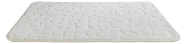 Béžová kúpeľňová predložka s pamäťovou penou Wenko Beige, 80 × 50 cm