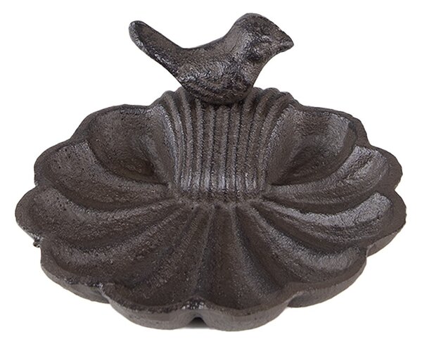 Hnedé liatinové náustok/krmítko - Ø 14*5 cm - Clayre & Eef