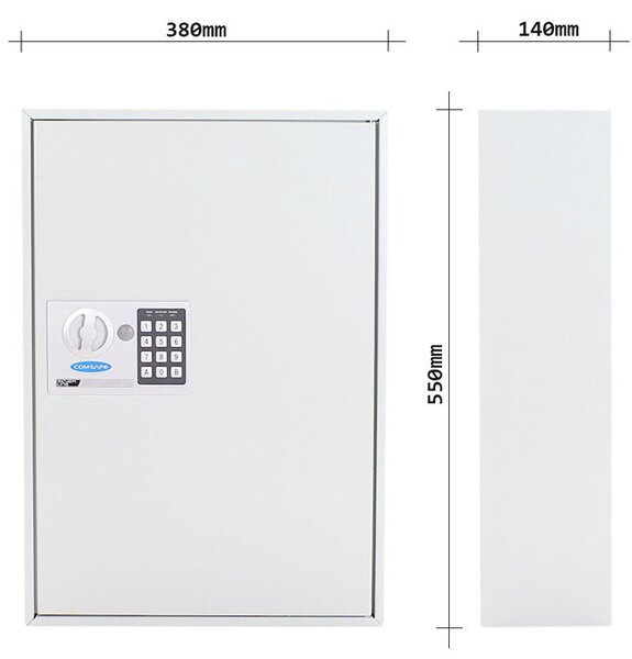 Skrinka na kľúče s elektrickým zámkom S-150 EL, na 150 kľúčov
